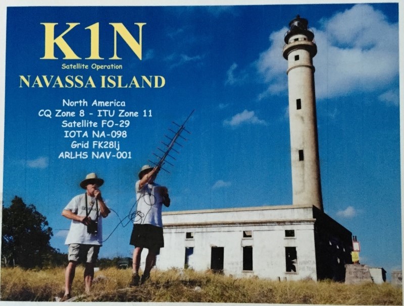 ?The 2015 K1N DXpedition put Navassa on the air on satellites for the first time since 1978.